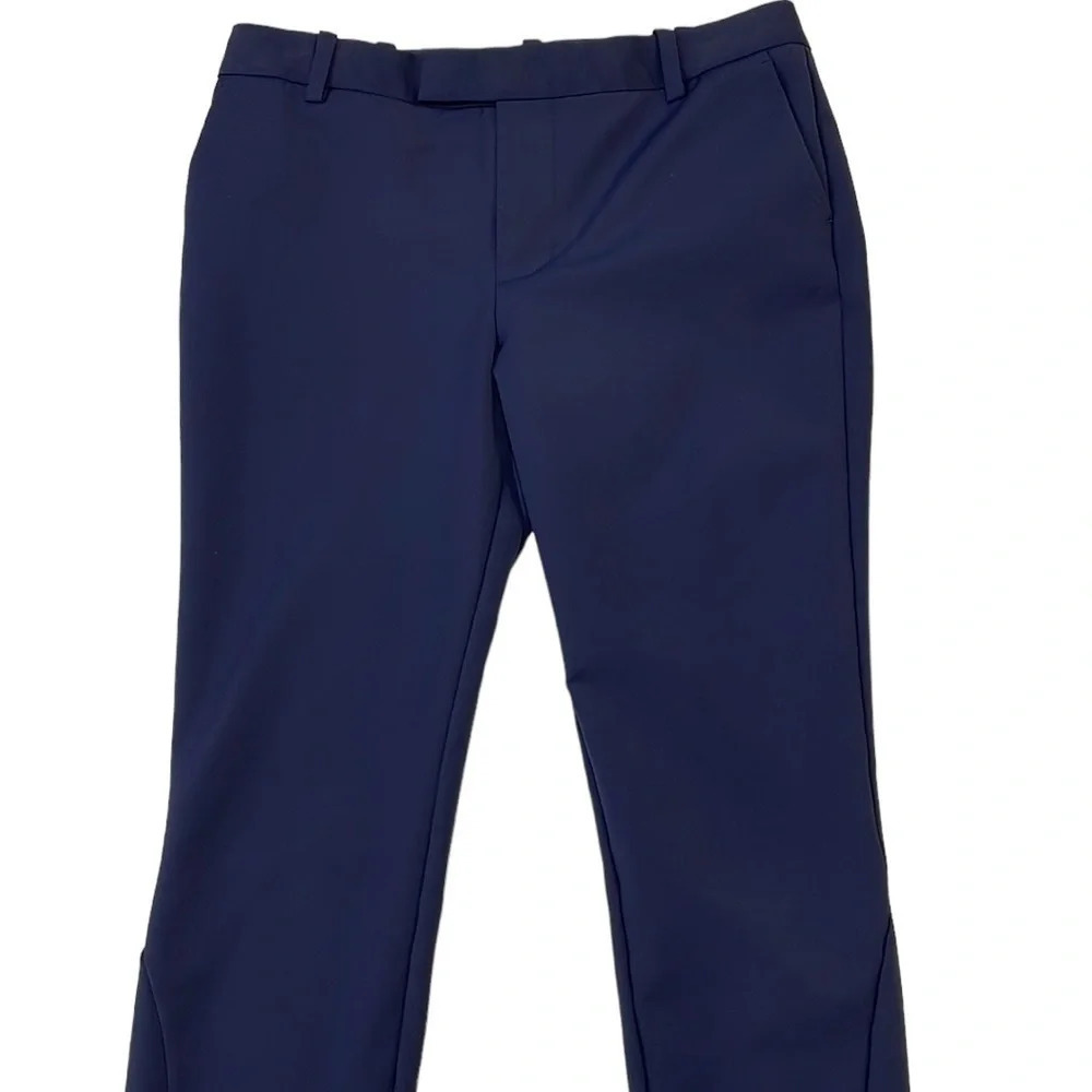 J Brand Slacks Fitted Pant Navy Blue Flat Front Size 4